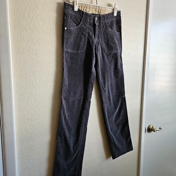 Kuhl Grey Corduroy Pants - Stretchy Straight Leg - Size 6 Regular - Picture 6 of 6